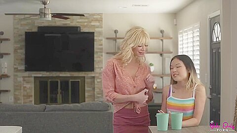 Serene Siren & Lulu Chu – Milf Hungers For Stepdaughters Friend